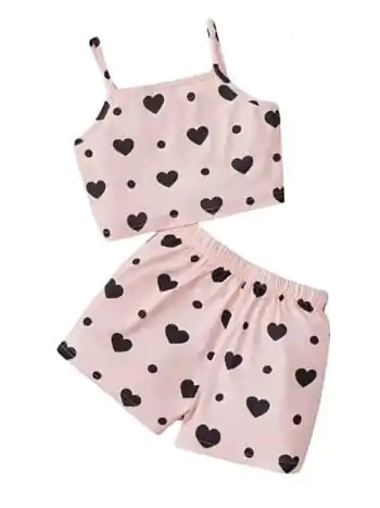 Very cute love all-over print short tops for kids
