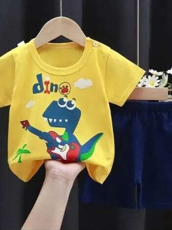 A comfortable and beautifully designed cartoon dress for children.