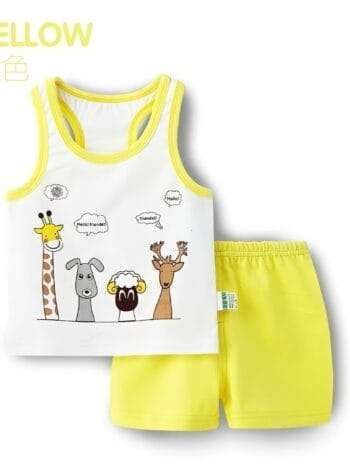 Comfortable and cute cartoon design clothes for children