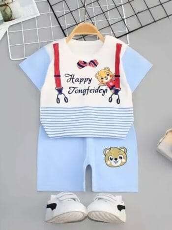 Comfortable and cute cartoon design clothes for children