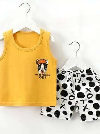 Comfortable and cute cartoon design clothes for children